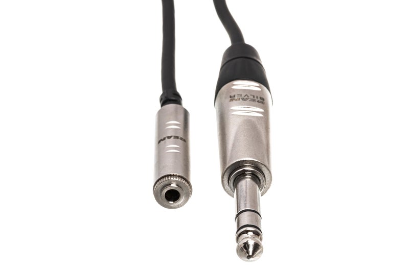Hosa HXMS-025 Pro Headphone Adaptor Cable, REAN 3.5 mm TRS to 1/4 Inch TRS, 25 Feet - Image 4